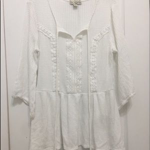 White Boho Tunic